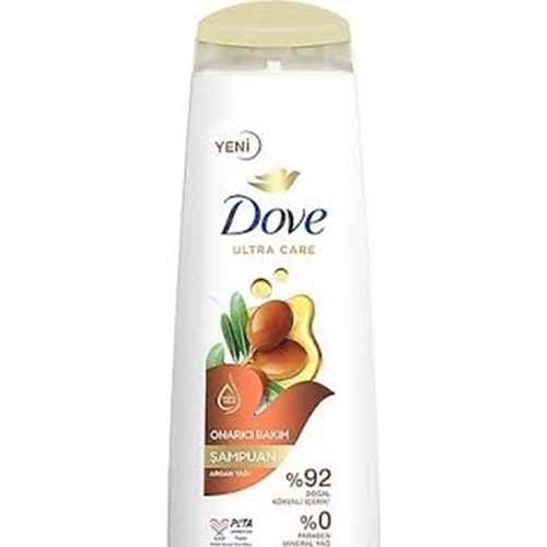 DOVE ŞAMPUAN SAÇ KREMİ ARGAN 350ML