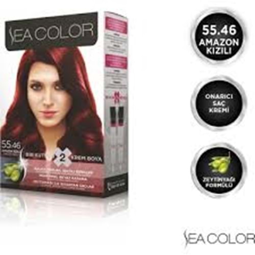 SEA COLOR SAÇ BOYASI AMAZON KIZIL55.46*24