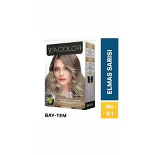 SEA COLOR SAÇ BOYASI ELMAS SARI 9.1*24