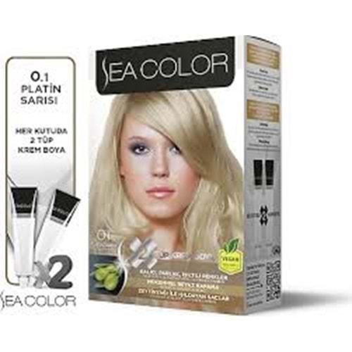 SEA COLOR SAÇ BOYASI PLATİN SARI 0.1*24
