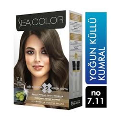 SEA COLOR SAÇ BOYASI YOĞUN KÜLLÜ KUM. 7.11*24