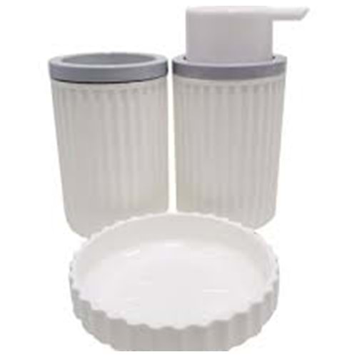 LE PARİS 3 PARÇA BANYO SETİ 3465