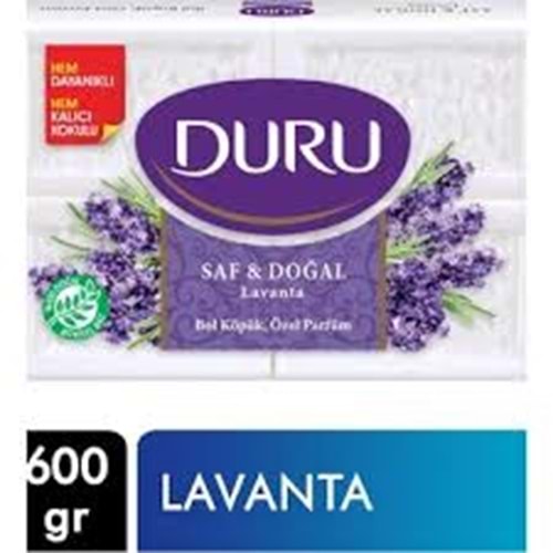 DURU SABUN 600GR BEYAZ LAVANTA