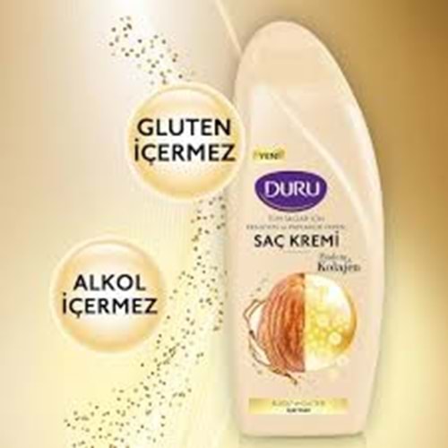 DURU SAÇ KREMİ 500ML KALOJEN BADEM