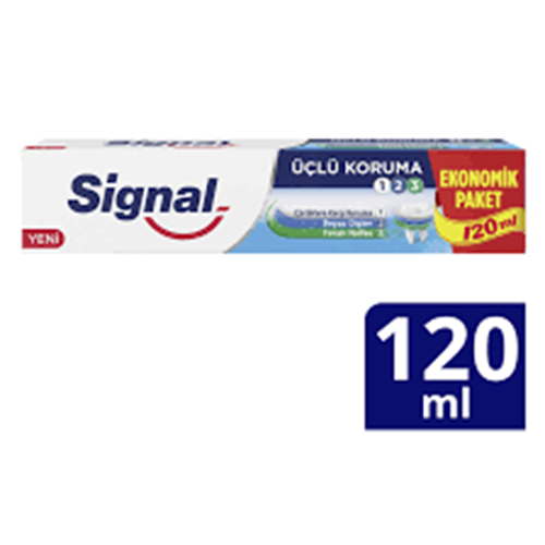 SİGNAL DİŞ MACUNU ÜÇLÜ KORUMA 120ML