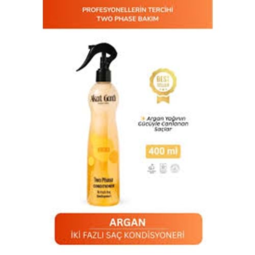 AKAT GARDİ FÖN SUYU ARGAN 400ML*12Lİ