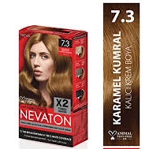 NEVATON SAÇ BOYA 7,3 KARAMEL KUMRAL
