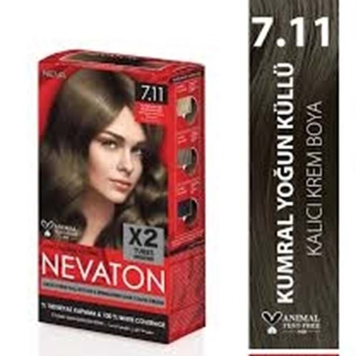 NEVATON SAÇ BOYA 7,11 YOĞUN KÜLLÜ