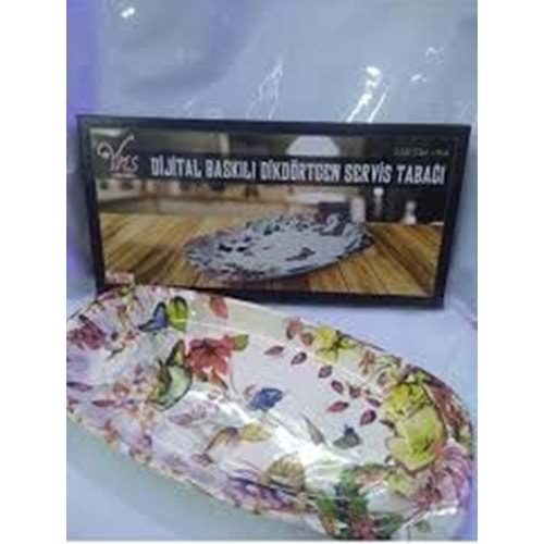 SERAMİK SERVİS TABAK DİJİTAL BASKI*24