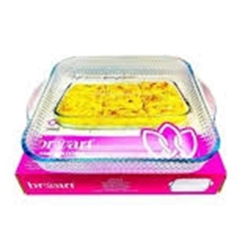 BORART ANTRASİT BÜYÜK PETEK KARE TEPSİ 45496*6