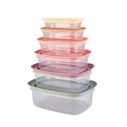 6LI SAKLAMA KABI TERS KAPAK ŞEFAF