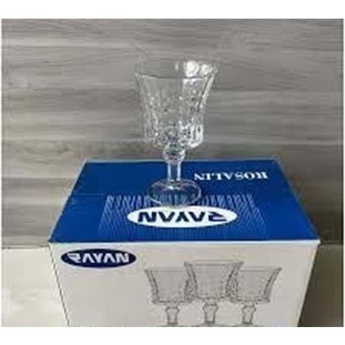 RAYAN 6LI AYAKLI BARDAK ROSALIN*12