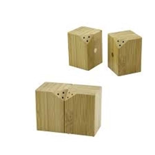PABLİTO BAMBU İKİLİ BAHARATLIK SET PBT-294