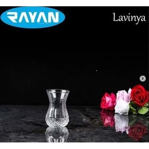 RAYAN 6LI ÇAY BARDAK LAVİNYA 1*12