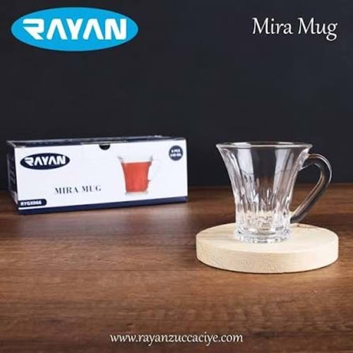 RAYAN LI KULPLU BARDAK MIRA MUG*8