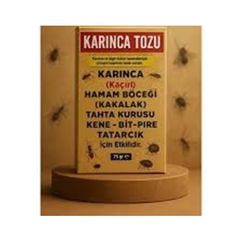 KARINCA TOZU 75GR(HAMAM BÖC.KENE-BİT-PİRE)