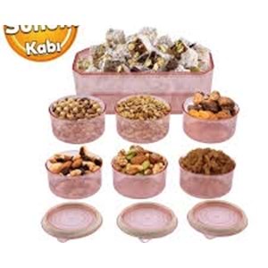 PLASTİK 7Lİ KAHVALTILIK SET