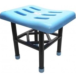 ZAMBAK PLASTİK ORJ.BANYO TABURE YUVARLAK