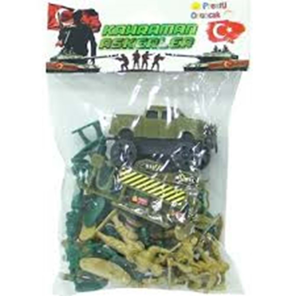 POŞETLİ ASKERİ ARABA x 12