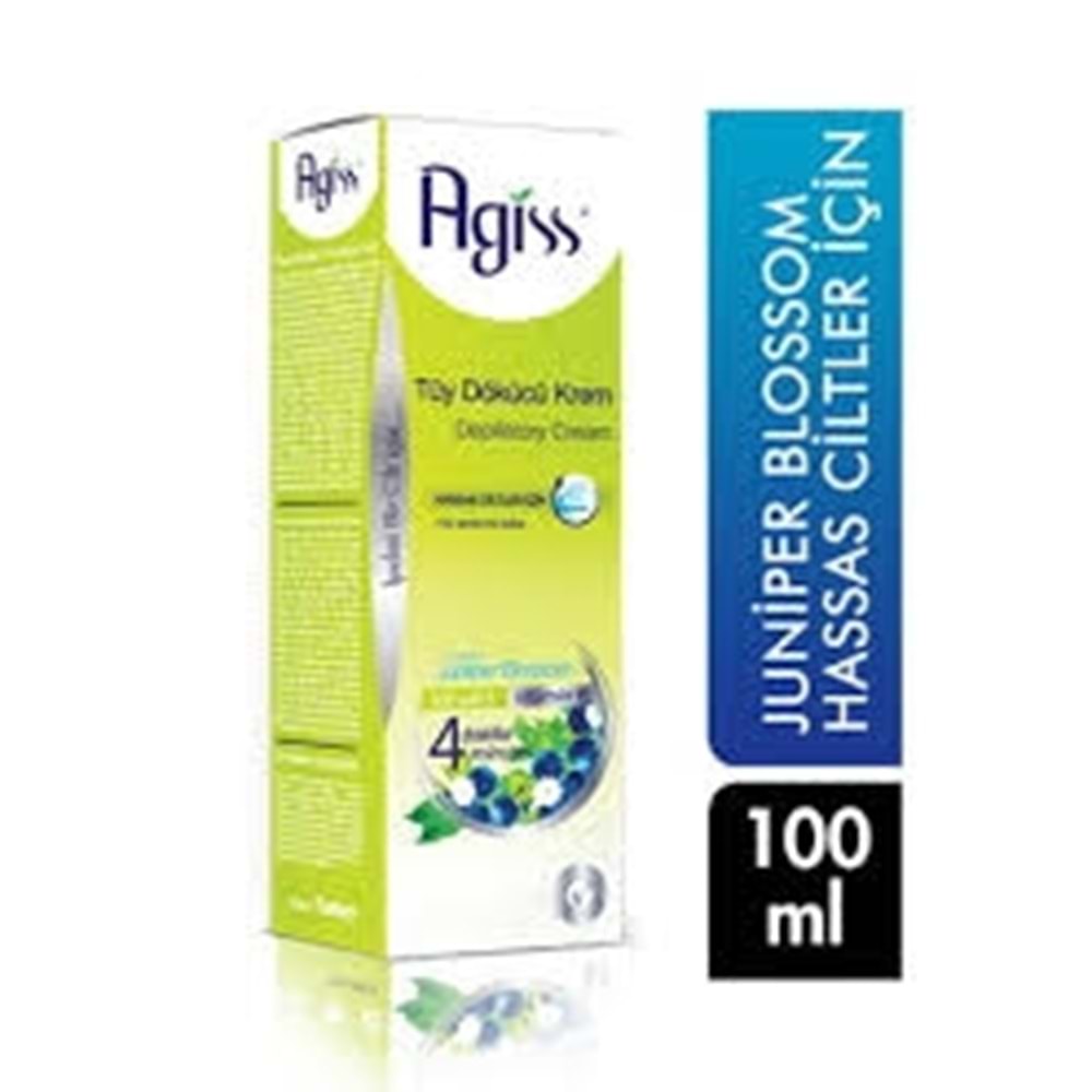 AGİSS TÜY DÖKÜCÜ KREM 100ML HASSAS CİLT x 12