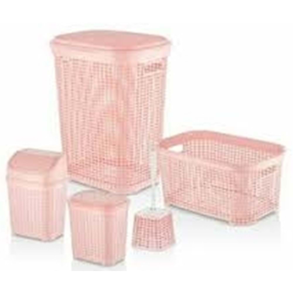 PETEK 5Lİ BANYO SETİ POŞETLİ