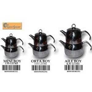 PAPATYAM SUDE ÇAYDANLIK MİNİ METAL