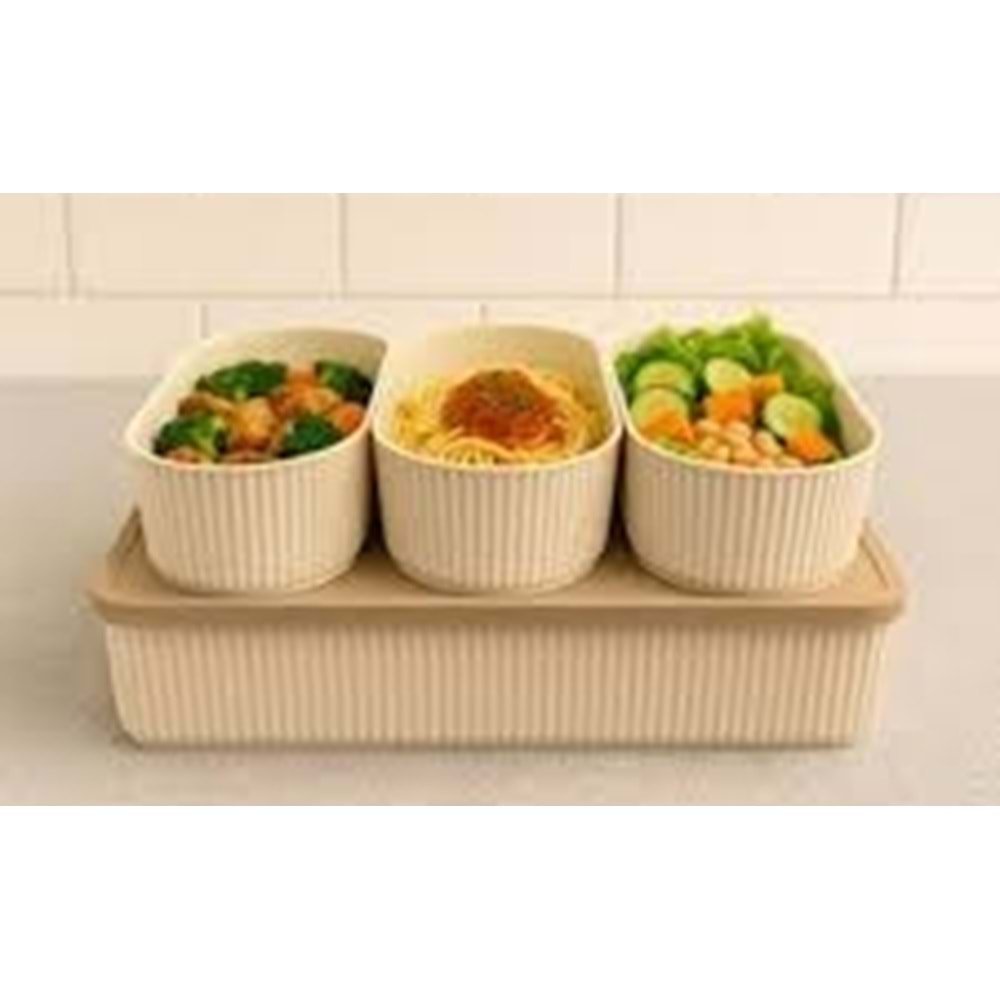 ÖZKALE 4LÜ MİX SAKLAMA KABI MD-532