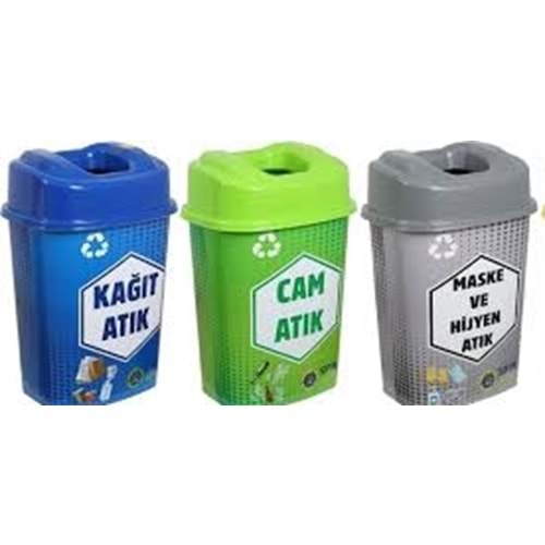 SAĞLAM ATIK ÇÖP KOVASI 16LT 4NO