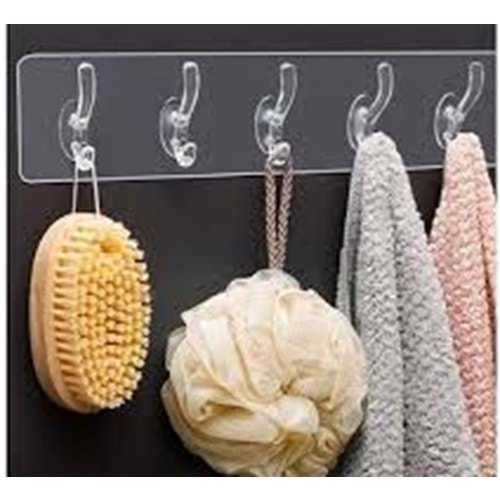 YAPIŞKANLI ŞEFFAF ASKI