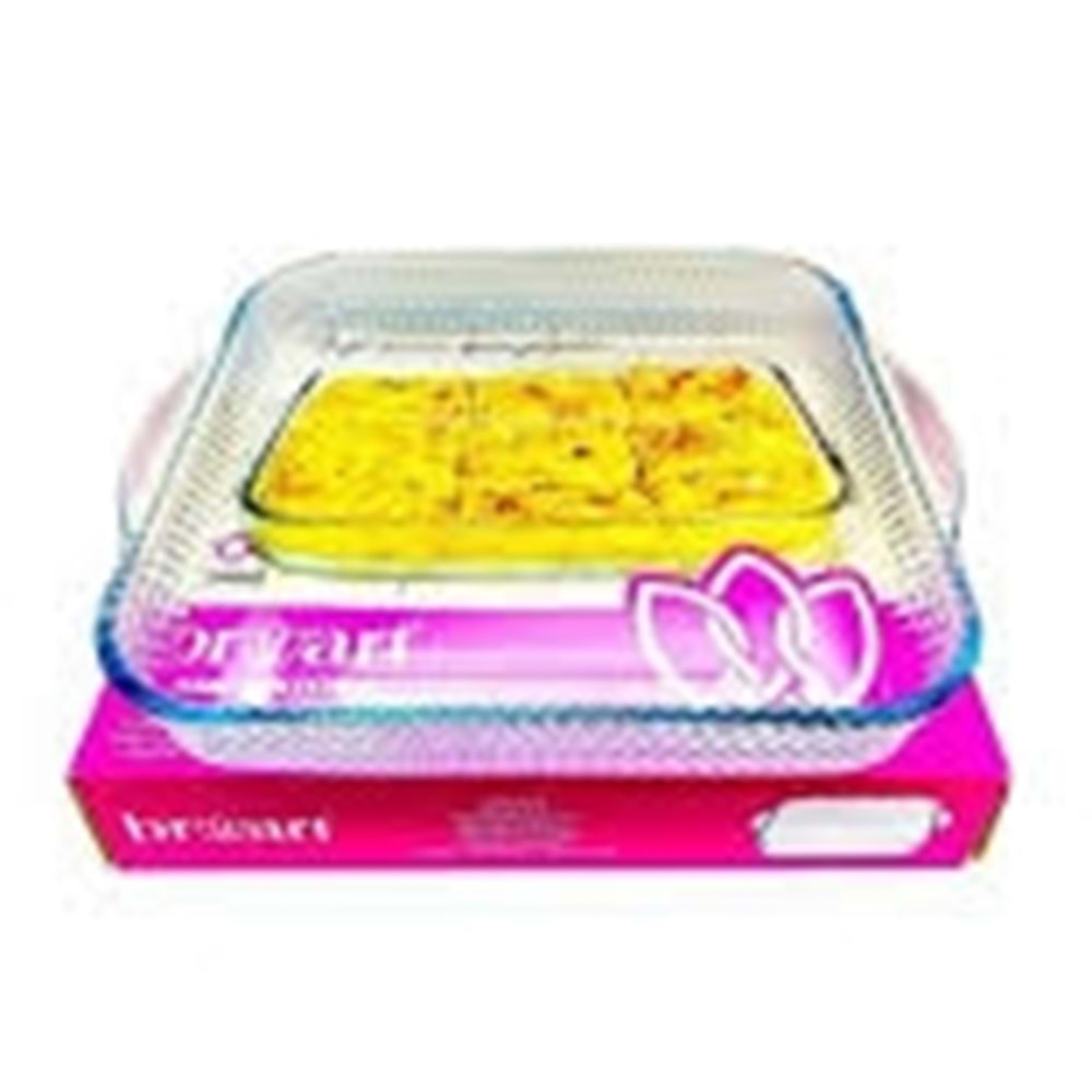 BORART ANTRASİT BÜYÜK PETEK KARE TEPSİ 45496*6