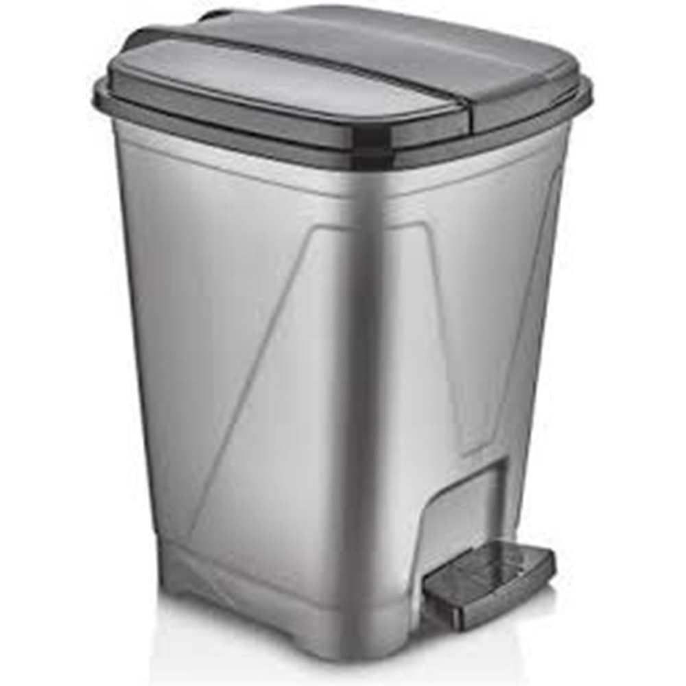 2NO KARE PEDALLI ÇÖP KOVA-10LT İÇ KOVASIZ MRD149*8