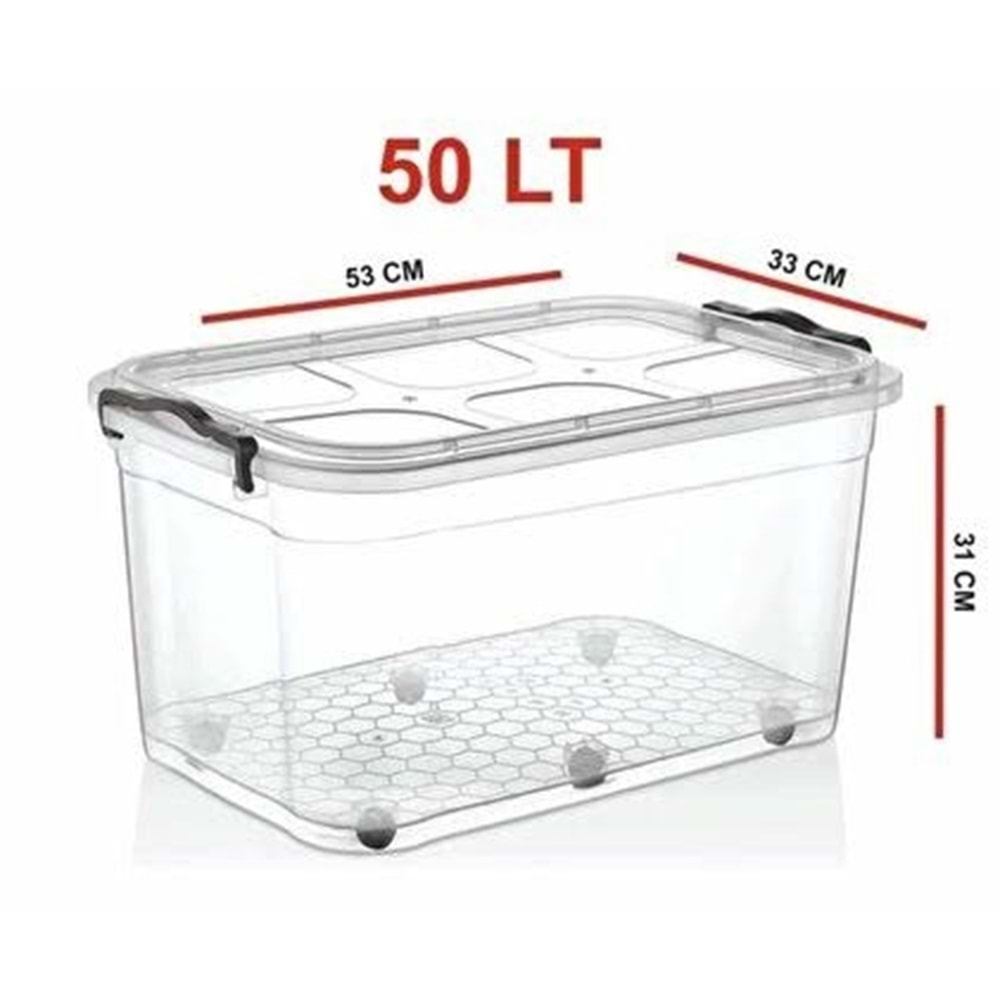 MERDEM 9NO KİLER SAKLAMA KABI 50LT MRD019*6